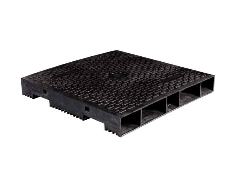 black color 1200*800  easy pick for forklifts european standard plastic pallet